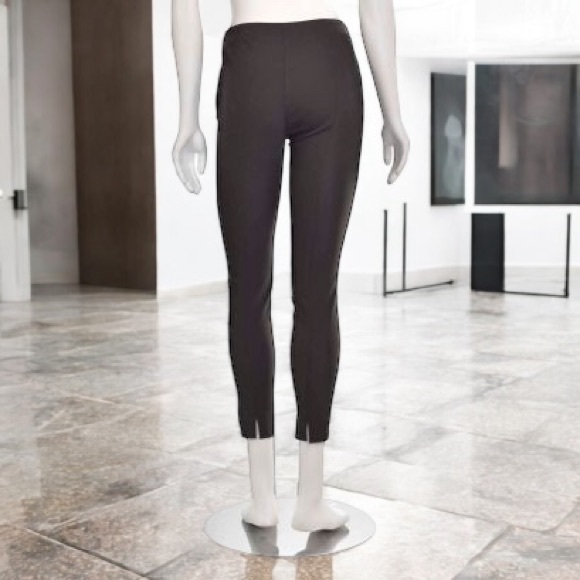 St. John Knits Stretch Fit Cigarette Pants Gray Size 6 - Picture 2 of 9